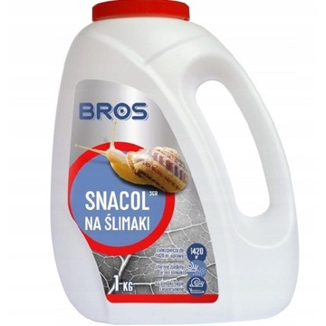 ŚRODEK SNACOL NA ŚLIMAKI BROS 1KG 3GB TRUTKA