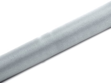 ORGANZA SNOW SREBRNA 0,36 x 9 m TKANINY DEKORACJA