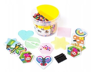 Набор бусин для глажки 5000 шт + шаблоны