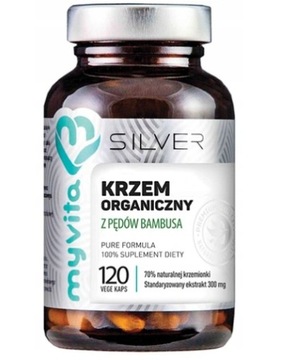 MYVITA KRZEM ORGANICZNY naturalny z BAMBUSA 120k