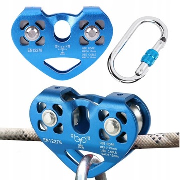 Вертлюг для скалолазания 30 кН, вертлюг для веревки