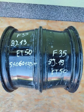 2× DISK HLINÍK VOLKSWAGEN OE 8.0" X 19" 5X112 ET -50