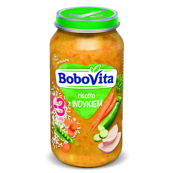 Obiadek risotto z indykiem po 12 miesiącu BoboVita