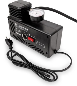 АВТОМОБИЛЬНЫЙ КОМПРЕССОР 12 В/230 В КОЛЕСНЫЙ НАСОС ЭЛЕКТРИЧЕСКИЙ КОМПРЕССОР МАТРАСА