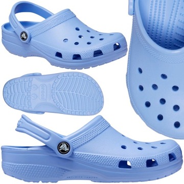 klapki crocs classic damskie sportowe lekkie gumowe chodaki 39-40 M7/W8