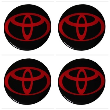 ЭМБЛЕМА ЛОГОТИП 3D Toyota 55 мм 4 шт.