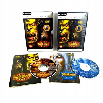 WARCRAFT III 3 + DODATEK THE FROZEN THRONE PC PL