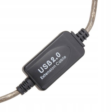 Удлинительный кабель USB 2.0 активный, удлинитель 20 м