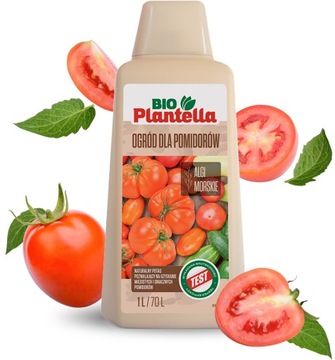 NAWÓZ ORGANICZNY DO POMIDORÓW OGÓRKÓW WARZYW W PŁYNIE BIO PLANTELLA 1L