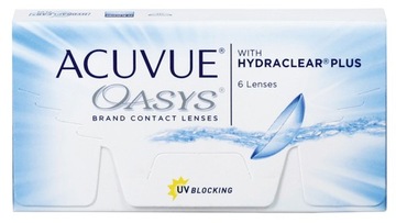 Soczewki Acuvue Oasys Hydraclear 6 szt. moc -2,50