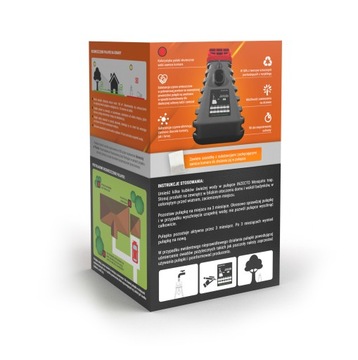 PUŁAPKA ŚRODEK NA KOMARY I ICH LARWY NO PEST MOSQUITO TRAP NOWOCZESNA