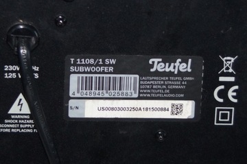 ПРЕДЛОЖЕНИЕ НА АКТИВНЫЙ САБВУФЕР TEUFEL T 1108/1SW!