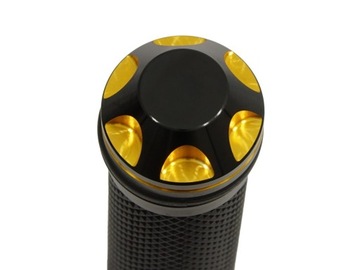 КОРОТКИЕ РУЧКИ, РУКОЯТКИ ПЕРЕКЛЮЧАТЕЛЕЙ, 22 мм, мотоциклетный золотой