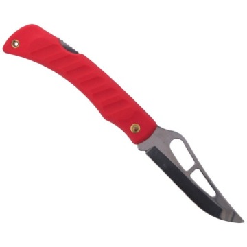 Нож складной Mikov Crocodile Clip Point Red ABS, зеркальный (243-NH-1/A
