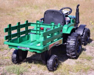 Traktor Agriculture z Przyczepą 2x200, 24V, Szybki - Model JC000B