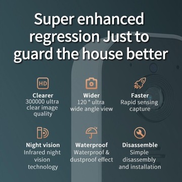 Умная беспроводная камера дверного звонка, наружная камера, приложение, переменный видеозвук