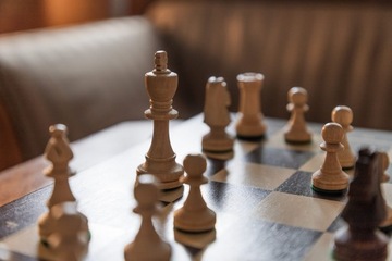 Szachy Turniejowe drukowane 4 OUTLET drewniane plansza sitodruk