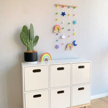 Декоративная вешалка-органайзер для фотографий Гирлянда