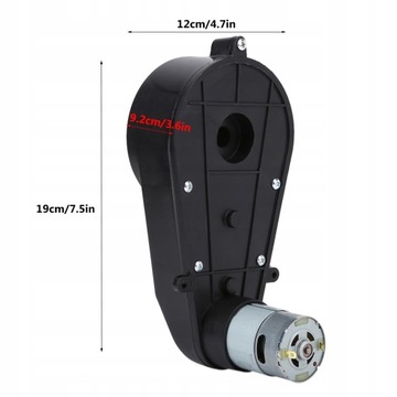 ZESPÓŁ NAPĘDOWY NAPĘD SILNIK PRZEKŁADNIA 12V 23000RPM