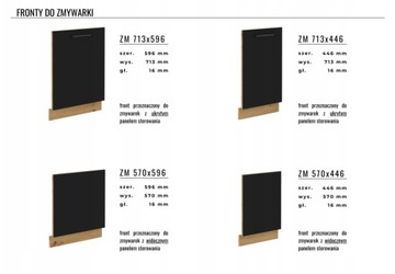 MODENA 80 D artisan+черный кухонный шкаф