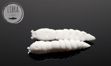 Gumy Libra Lures Kukolka 42mm. Kryl White