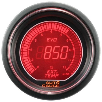 WSKAŹNIK NEW AUTO GAUGE EGT - TEMPERATURA SPALIN EVO