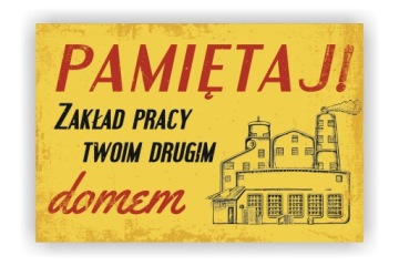 Tabliczka PRL (19) 20x30 cm