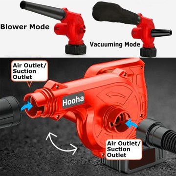 БЕСПРОВОДНОЙ САДОВЫЙ ПЫЛЕСОС С ИЗМЕЛЬЧИТЕЛЕМ И СНЕЖНЫМ ЛИСТОМ