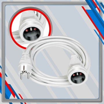 УДЛИНИТЕЛЬ 10м BRENNENSTUHL одинарный БЕЛЫЙ для ДОМА и ОФИСА ГИБКИЙ