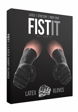 FIST IT - LATEKSOWE RĘKAWICZKI - LATEX SHORT GLOVE