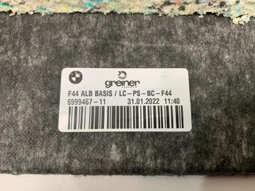 BMW 2 F44 GRANÁT COUPE POLIČKA KUFRU ZADNÍ 6999467