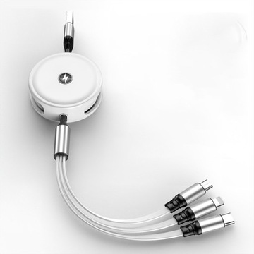 Cable USB - USB typ C / microUSB / Lightning zhennd 1,2 m