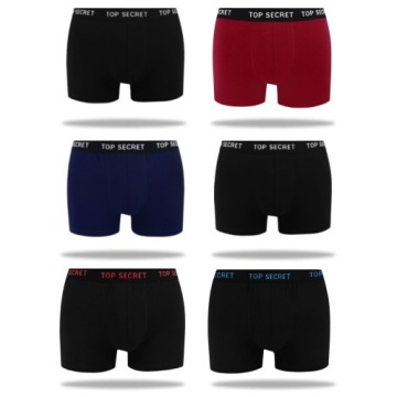 TOP SECRET Хлопковые мужские трусы-боксеры, упаковка из 6 шт., размер XXL