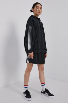 Y3517 adidas Originals Spódnica H37774 SPORTOWA czarny mini prosta 36