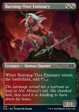 Karta Magic: Burning-Tree Emissary AA FOIL