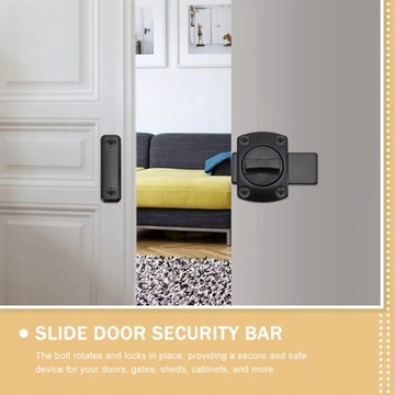 Сдвижная защелка экрана дверного замка