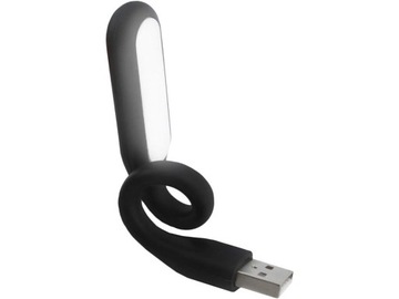 Гибкая силиконовая USB-лампа для ноутбука, ноутбука, компьютера, 6 светодиодов, сильная