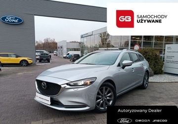 Mazda 6 III Sport Kombi Facelifting 2018 2.0 Skyactiv-G 145KM 2021 Mazda 6 2.0L SKYACTIV-G 145KM 6AT SkyMOTION SalonPL SerwisASO FV23 Gwaranc