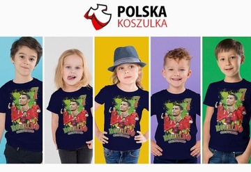 ДЕТСКАЯ ФУТБОЛКА ФУТБОЛКА CRISTIANO RONALDO 128 134 J