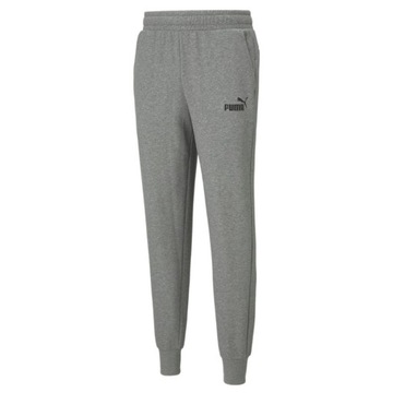 PUMA Spodnie męskie Essential Logo Pants szare L