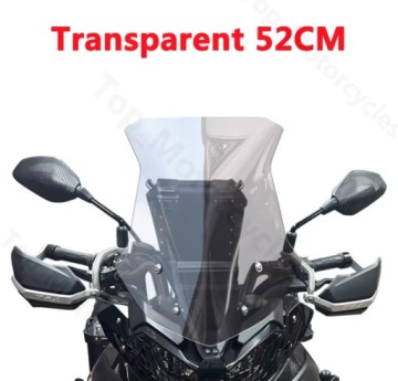 BENELLI TRK 702 702X MOTORCYCLE WINDOW 52 см прозрачный акрил
