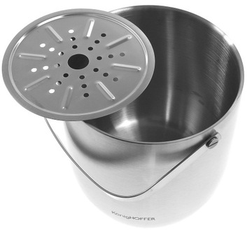 БОЛЬШОЕ ВЕДРО-ХОЛОДИЛЬНИК С ЩИПЦАМИ ORIS 2,8 Л СЕРЕБРЯНЫЙ ПРЕДЛОЖЕНИЕ KONIGH