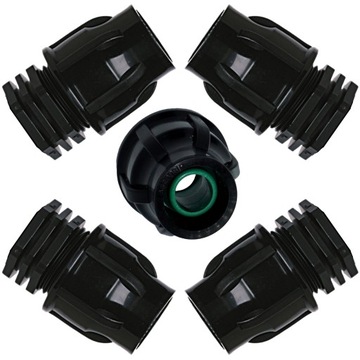 5x ZAŚLEPKA zaciskowa skręcana KOREK QJ do Linii ø16 ZESTAW QUICK LOCK Fi16