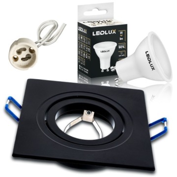 Oprawa halogenowa ruchoma SPOT OCZKO + GU10 LED 5W ZESTAW