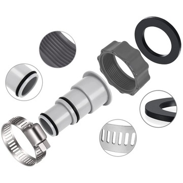 ADAPTERY DO WĘŻY BASENOWYCH DO INTEX POMPY ZESTAW