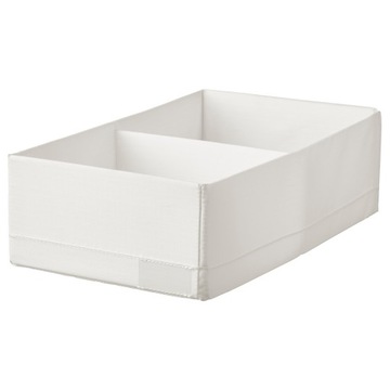 IKEA STUK PUDEŁKO Z PRZEGRODAMI 20X34X10 BIAŁY