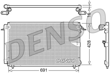 DENSO DCN51008 KONDENZÁTOR KLIMATIZACE