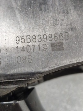 KLIKA DVEŘE PORSCHE MACAN 95B PRAVÁ PŘEDNÍ PRAVÝ 95B839886B