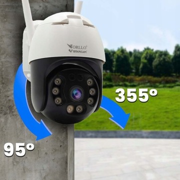 ORLLO Z20 4K 8 МП 5xZOOM IP-камера БЕСПРОВОДНАЯ НАРУЖНАЯ ВРАЩАЮЩАЯСЯ