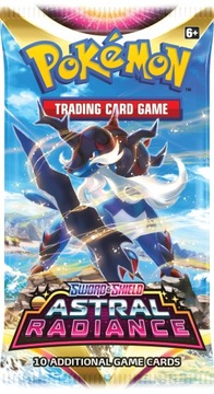 karty POKEMON Astral Radiance BOOSTER SASZETKA KOD